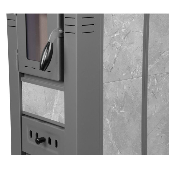 Plīts Pro LAVA Ceramic, pelēks, 6,5 kW, 120 mm Plīts Pro LAVA Ceramic, pelēks, 6,5 kW, 120 mm