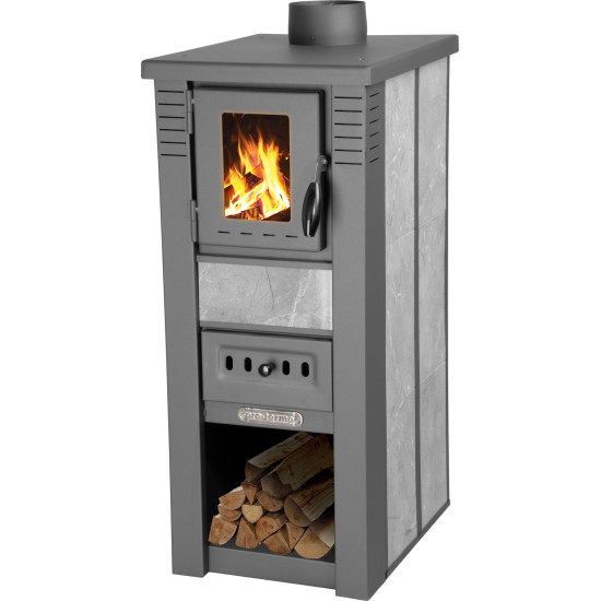 Plīts Pro LAVA Ceramic, pelēks, 6,5 kW, 120 mm Plīts Pro LAVA Ceramic, pelēks, 6,5 kW, 120 mm