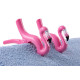 Pliers for beach towels, 13x9x3cm, 2 pcs, flamingos