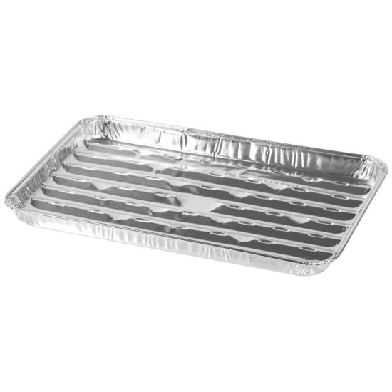 Paplāte MagicHome 34x23x2,5 cm, 3 gab, taisnstūrveida, perforēta, ALU