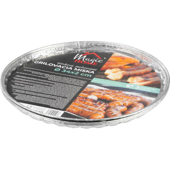 Tray MagicHome, 34 cm, round, aluminum Tray MagicHome, 34 cm, round, aluminum