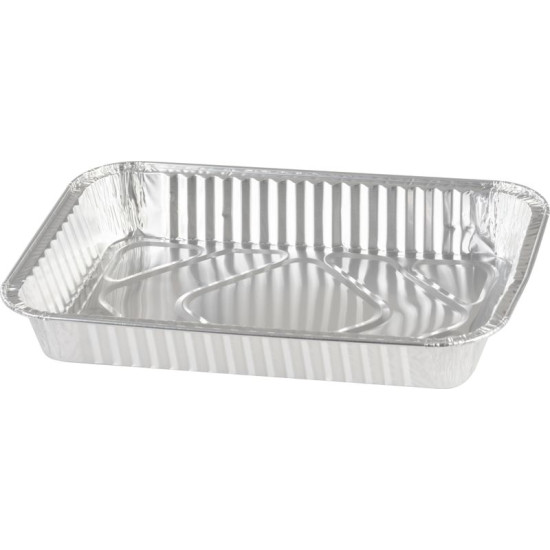 Paplāte MagicHome, 31.5x21.3x4.4 cm, grilēšana, 3 gab., Alumīnijs Paplāte MagicHome, 31.5x21.3x4.4 cm, grilēšana, 3 gab., Alumīnijs
