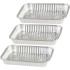 Tray MagicHome, 31.5x21.3x4.4 cm, grilling, 3 pcs, Aluminum