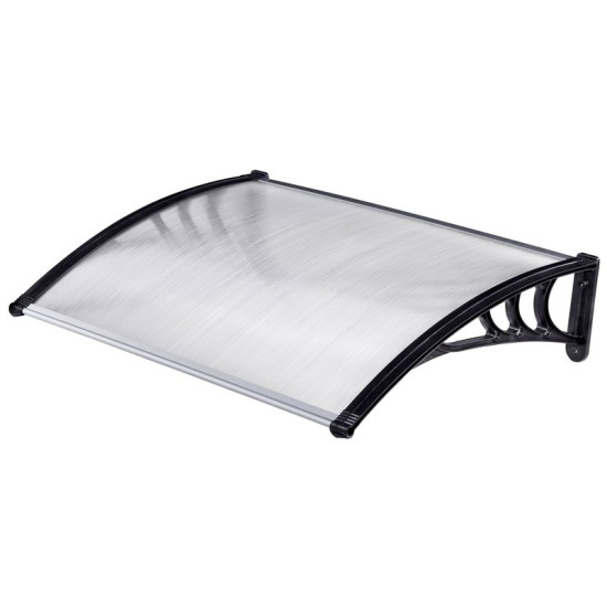 Козырек над дверью DIY501, 080 х ширина 100 см, поликарбонат