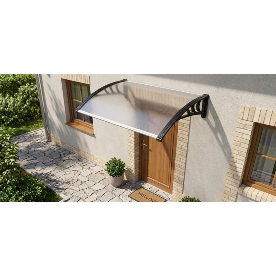 Nojume virs durvīm DIY501, 080 x platums 120 cm, polikarbonāts