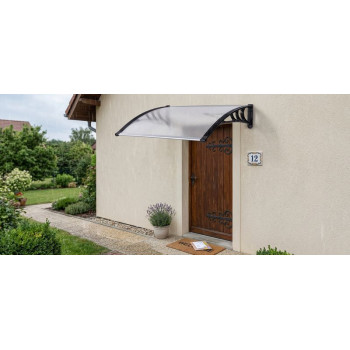 Козырек над дверью DIY501, 100 х ширина 120 см, поликарбонат