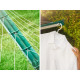 <p>Outdoor swivel dryer with easy opening and closing - weatherproof, stainless, aluminum - patented system of pulling cords into the sides, cords are protected from rain and dirt - mechanism for ideal cord release - two holes for hangers on each arm - easier thanks to the Easy-Lift system (push-button system) - easier to close without the need to bend down - up to 6 washing machines - plastic holder / case for concreting included - cover for a garden dryer is also included in the package.</p>