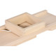 Cabbage slicer, wooden frame, 4 iron blades
