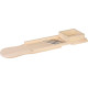 Cabbage slicer, wooden frame, 4 iron blades