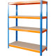 Regál Racks RAT60 HD, kovový, 4 police, 1800x1800x600 mm, max. 600 kg/polica