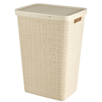 Laundry basket Curver® JUTE, 58L, beige, 34x43x60 cm Laundry basket Curver® JUTE, 58L, beige, 34x43x60 cm