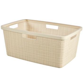 Laundry basket Curver® JUTE, 46L, beige, 39x59x26 cm Laundry basket Curver® JUTE, 46L, beige, 39x59x26 cm