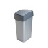 Мусорник Curver® PACIFIC FLIP BIN 45L, 37,6x29,4x65,3 см, антрацит/серый