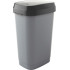 Мусорник KIS Dual Swing L, 50л, серый, 42x30,5x60 см
