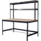 Racks PWB60 table, work, for workshop, with shelf, 183x183x90 cm, max 350 kg
