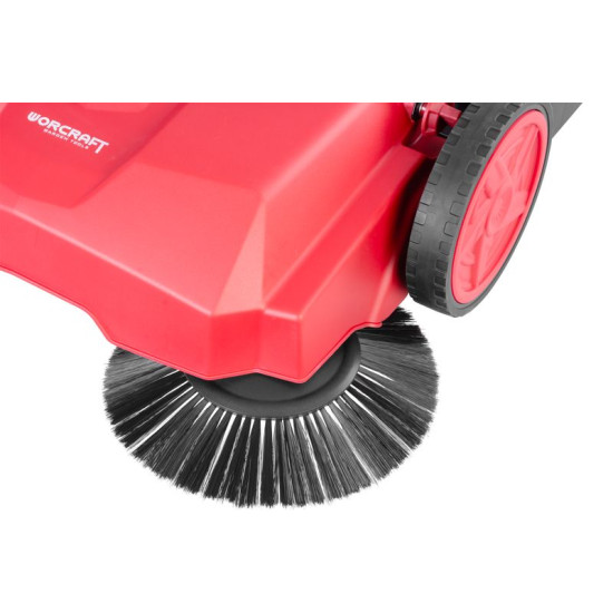 Sweeping machine Worcraft HPS-650, mechanical broom, with a Part of 22 lit.