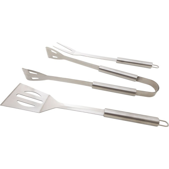 Strend Pro Grill instrumentu komplekts, grilēšanai un grauzdēšanai, nerūsējošais tērauds, 3-daļ