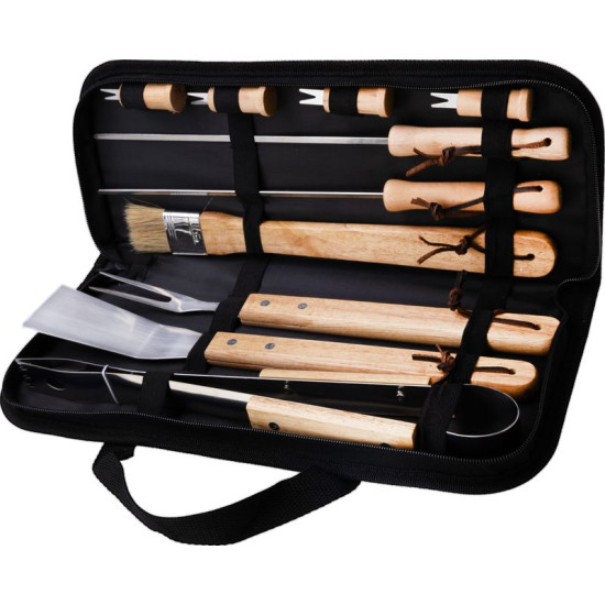 Набор инструментов Strend Pro Grill, для гриля и запекания, 11 предметов, в сумке