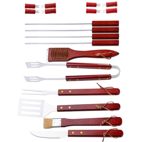 Набор инструментов Strend Pro Grill, для гриля и запекания, 19 предметов, в кейсе