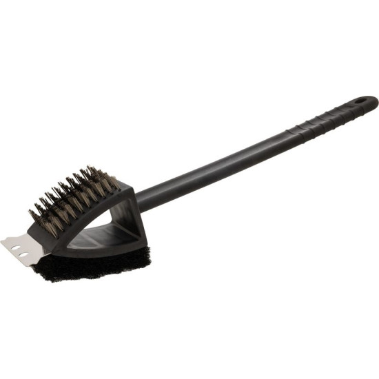 Brush Strend Pro Grill, 3 in 1, with scraper and wire brush, for cleaning the grill, 8x6x37 cm Brush Strend Pro Grill, 3 in 1, with scraper and wire brush, for cleaning the grill, 8x6x37 cm