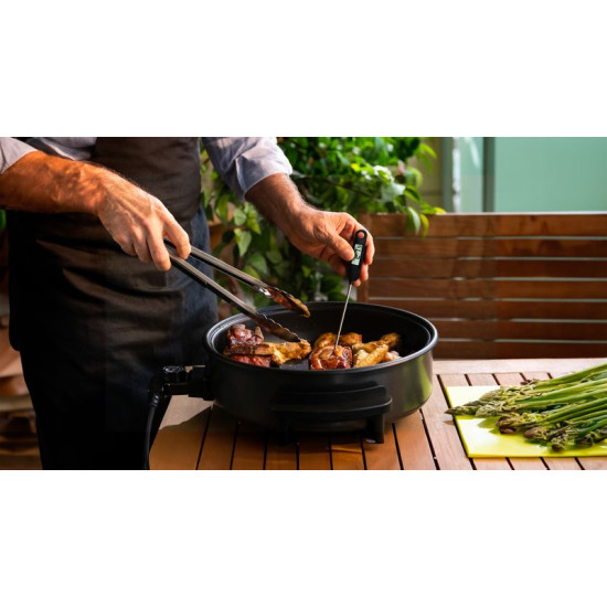 Strend Pro Grill termometrs, salokāms, digitāls, ēdiena gatavošanai un grilēšanai, 11,5x2,7x1,65 cm