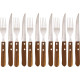 Strend Pro Grill steak cutlery, fork and knife set, 12-piece