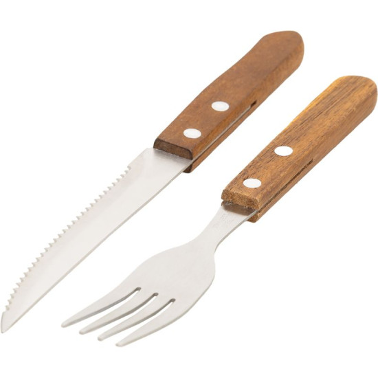 Strend Pro Grill steak cutlery, fork and knife set, 12-piece