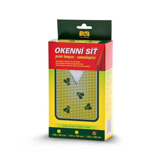 Tīkls pret kukaiņiem un odiem, logam, balts, 1500x1800 mm