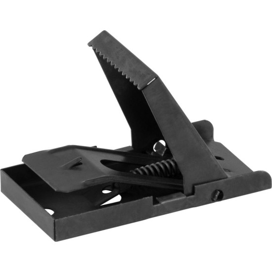 Мышеловка, металл, открывающаяся, черная, 82x42 мм