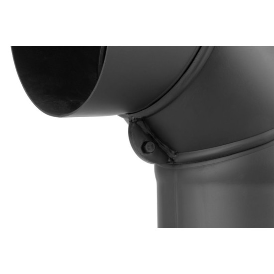 Колено HS.EX 090/160/2 мм, регулируемый угол, дымоход, колено дымохода для соединения дымоходных труб