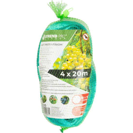 Сетка защитная от птиц Strend Pro, 4x20 м, размер ячеек 18 мм, PE