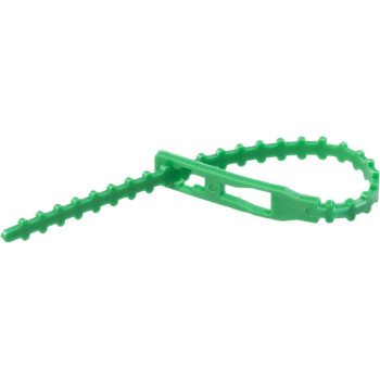 Лента для подвязки растений Strend Pro, упаковка 50 шт., зеленая, 130 мм