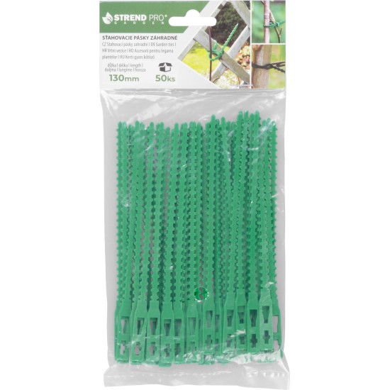 Strend Pro plant binding tape, pack of 50, green, 130 mm