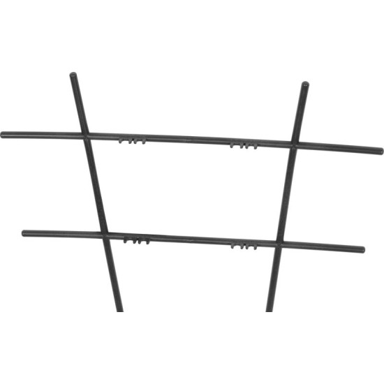 Auga atbalsts Strend Pro, melns, 30,5x56,5 cm