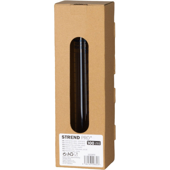 Цилиндр мерный Strend Pro, 100 мл, стеклянный
