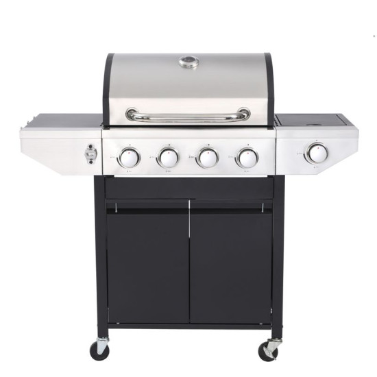 Grils Strend Pro Parma, BBQ, gāze, 4+1 deglis