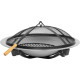 Fireplace Strend Pro Mara, BBQ, Metal, Round, 57x57x40 cm