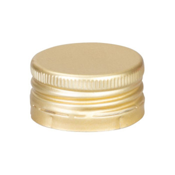 Пробка ALU для бутыли-демиджона, золотая, винтовая крышка, 35/18 мм Пробка ALU для бутыли-демиджона, золотая, винтовая крышка, 35/18 мм