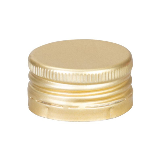 Пробка ALU для бутыли-демиджона, золотая, винтовая крышка, 35/18 мм