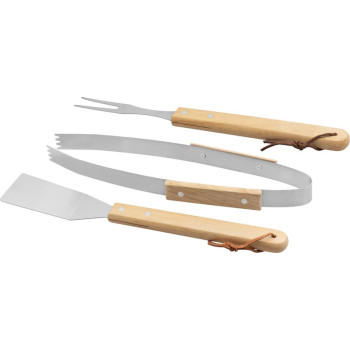 Набор инструментов Strend Pro Grill, для гриля и барбекю, с деревянной ручкой, 3 шт
