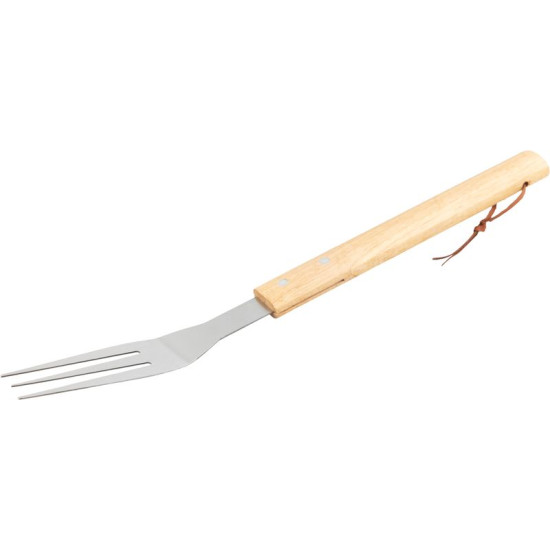 Fork Strend Pro Grill, для барбекю и тоста, с деревянной ручкой, нержавеющей стали