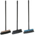 Broom York CARLA, plastic handle 120 cm, mix of colors, 32x9x127 cm