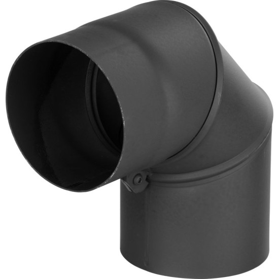 Smoke pipe elbow, HS.EX 090/180/1,5 mm, adjustable angle