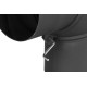 Smoke pipe elbow, HS.EX 090/180/1,5 mm, adjustable angle