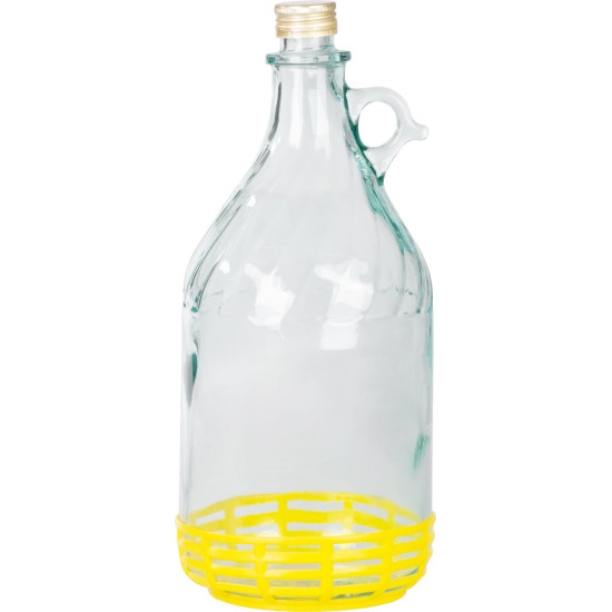 Demijohn Strend Pro Stella, 3 л, бокал для вина и шнапса с крышкой