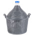 Demijohn Cada Inco 15 lit, glass/plastic, 450x350/270 mm