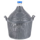 Demijohn Cada Inco 15 lit, glass/plastic, 450x350/270 mm