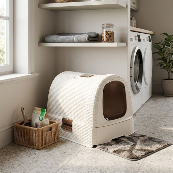 Туалет сurver® LITTERBOX, Vintаge, для кошек, 51x38x40 см