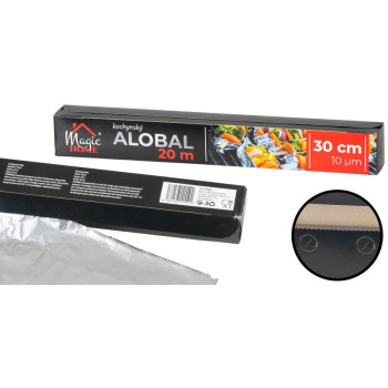 Alumīnija folija MagicHome, 30 cm, L-20 m, 10 μm, alumīnijs