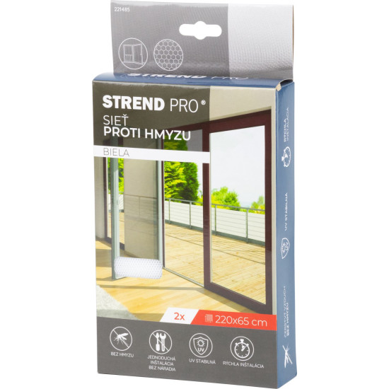 Insektu tīkls PVC 220x65 cm (2gab.) balkonam